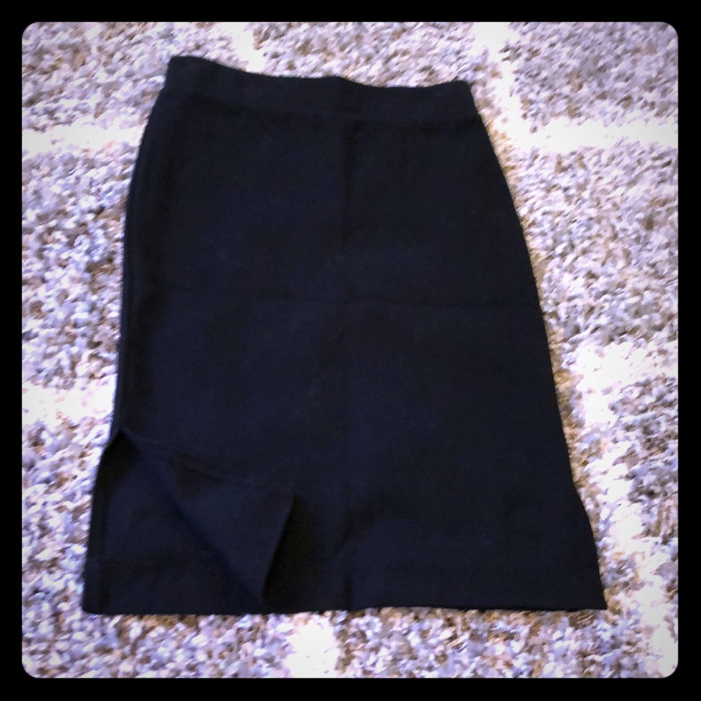 Madewell Casual Black Pencil Skirt